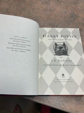 Harry Potter And The Goblet Of Fire Book (2000)